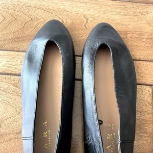 Zara black ballet flats